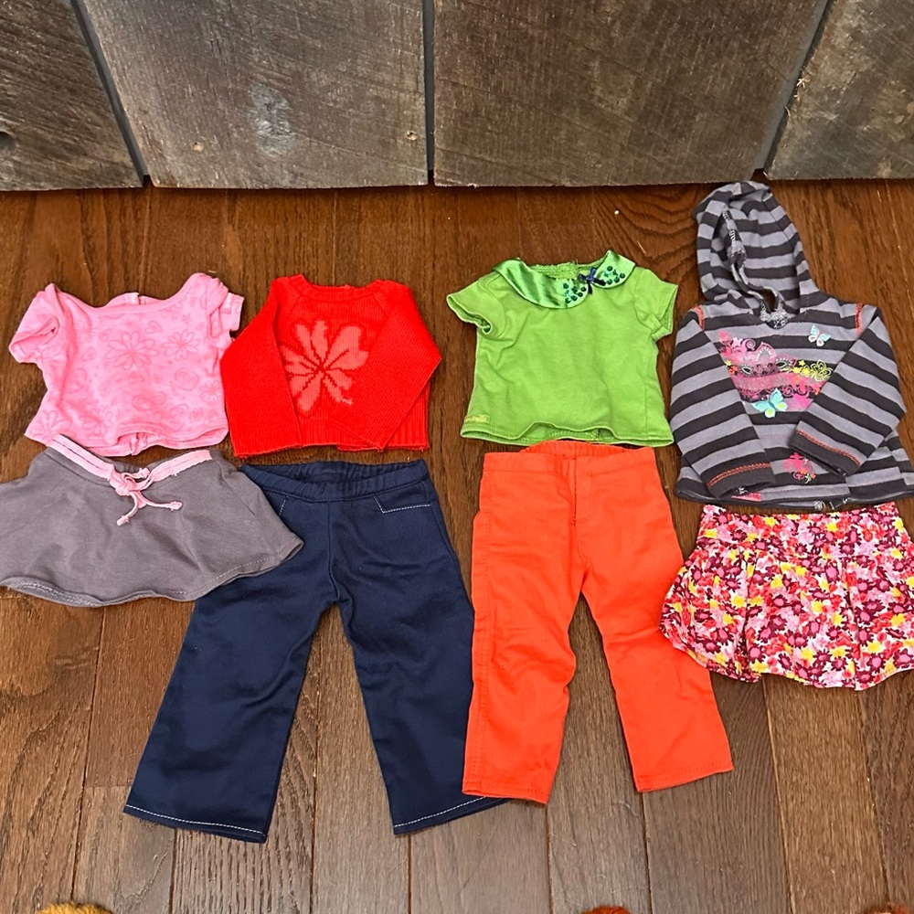 Colorful American Girl Doll Clothes Sets